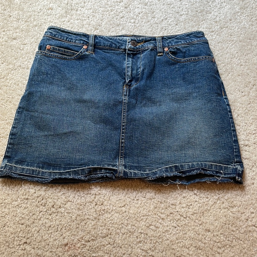 super cute jean skirt